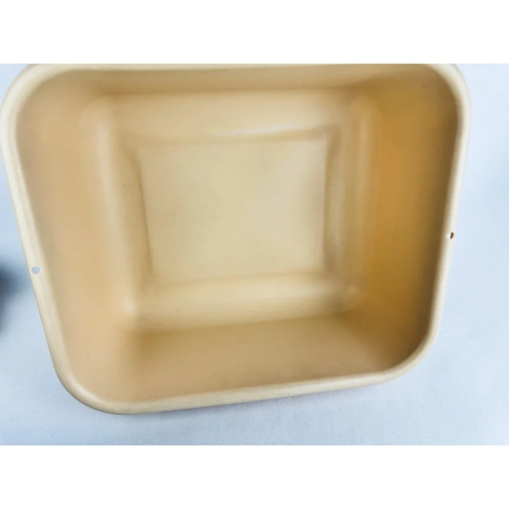 Vintage‎ Rubbermaid Almond Plastic Dish Pan Container 2951 5 Beige Tan